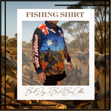 Load image into Gallery viewer, Fishing Shirt Bad Day To Be A Beer Cobbers Fishing Shirts