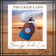 Load image into Gallery viewer, Parkers Western Brown Trucker Logo Cap
