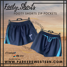 Load image into Gallery viewer, Footy Shorts with Zip Pockets
