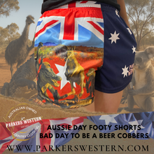Load image into Gallery viewer, Bad Day To Be A Beer Cobbers Footy Shorts
