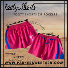 Load image into Gallery viewer, Footy Shorts with Zip Pockets
