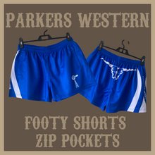 Load image into Gallery viewer, Footy Shorts with Zip Pockets

