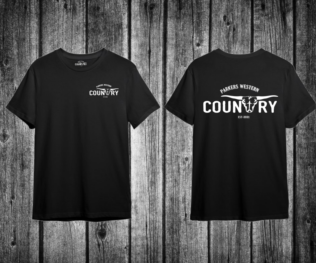 Parkers Western Black Country Logo T-Shirt