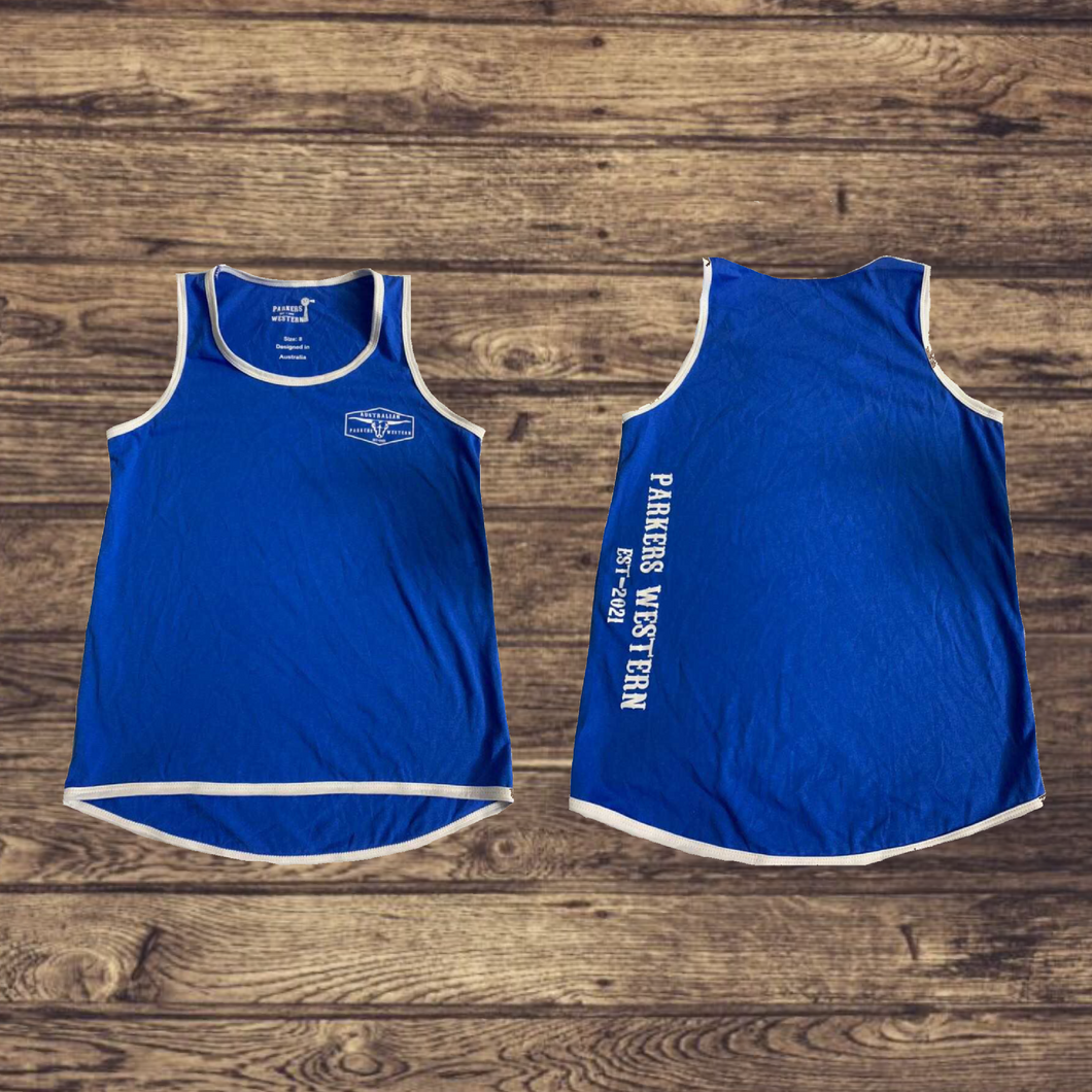 Pre-Order Parkers Western Blue Shearing Singlets