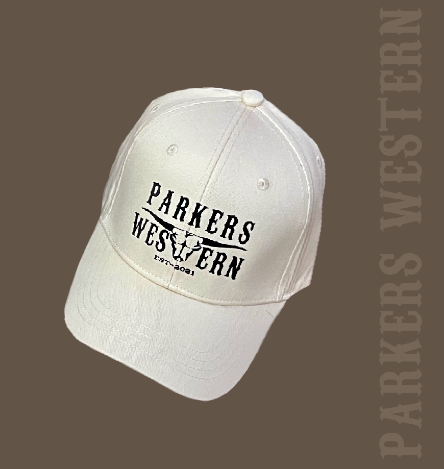 Beige Longhorn Baseball Caps